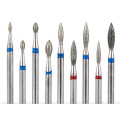 Acrylic Nail Drill Manicure Diamond Cuticle Bur Drill Bits For Metal